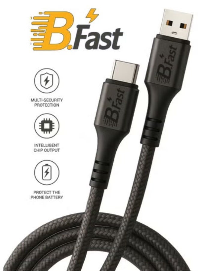 B.Fast Charging Cable - USB to TYP-C Certified B.Fast Charging 12 Watt - Image 1